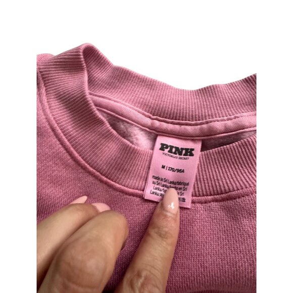 PINK Victoria's Secret Hello from Texas Oversized Sweatshirt Size Medium - Picture 4 of 8